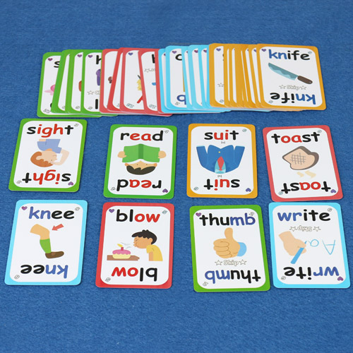 JJ Funics Card(3) - Silent letters+Vowels