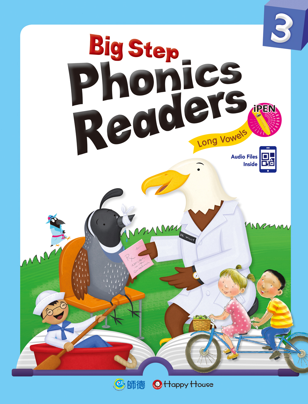 Big Step Phonics Readers 3 (ѭ QR CODE) (䴩iPENIŪ)