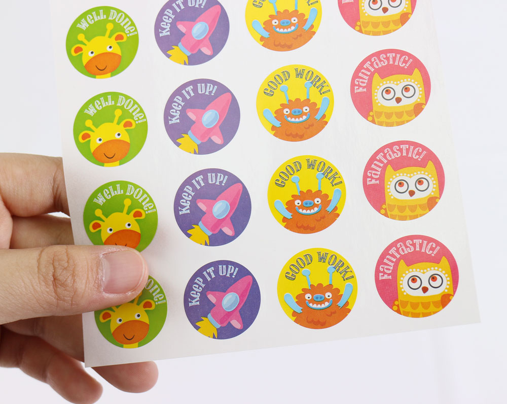 師德網路商城-英文獎勵評語貼紙(80入)