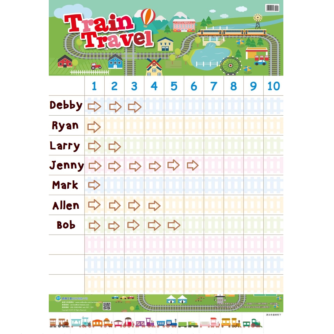 Train Travel遊戲積分海報