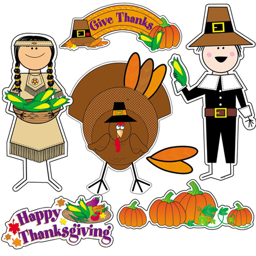 師德網路商城-Thanksgiving-Bulletin Board 情境裝飾海報－歡慶感恩節