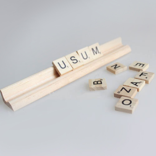 木質字母拼字底座(2入)