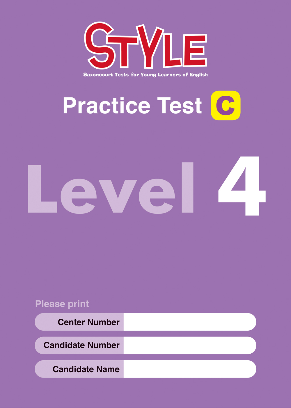 STYLE  Practice Test C Level 4iCj(QR CODE)