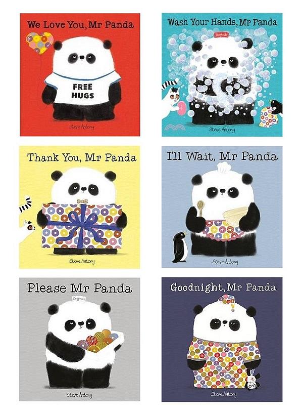 《熊貓先生》生活品格繪本套書（6冊）Mr Panda!