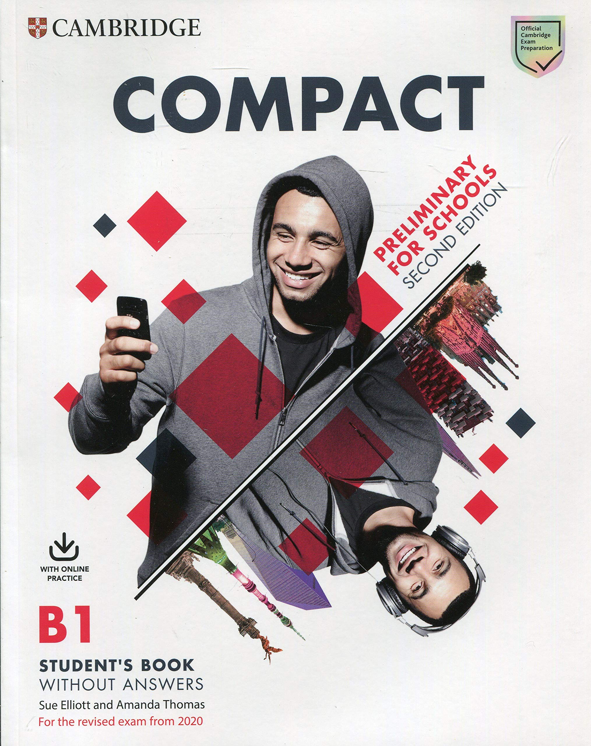 Compact Preliminary for Schools Students Book without Answers with Online Practice