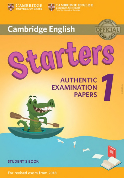 Cambridge English Starters 1 Student's Book (預購商品)