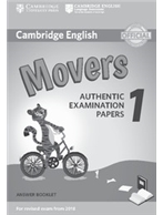 Cambridge English Movers 1 Answer Booklet for Revised Exam from 2018